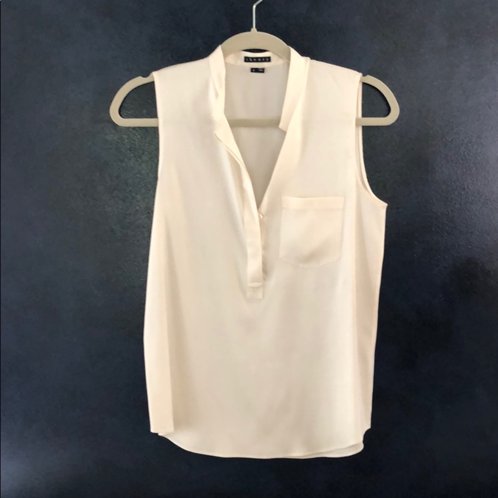 Theory white blouse